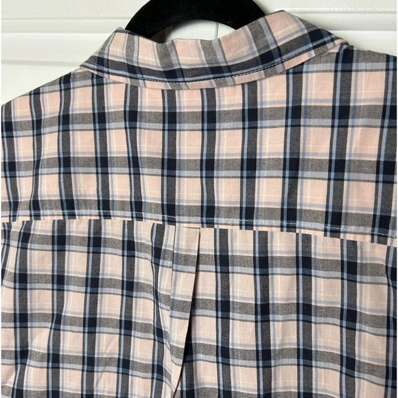 Vintage NWT sleeveless country pink plaid shirt L & XL Yellowstone,western vibe - Picture 12 of 15